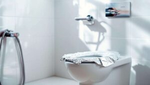 Ganz einfach: Der Alufolien-Trick, der Ihre Toilette täglich sichtbar sauberer macht