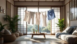 Japanischer Haushalts-Trick, wie Wäsche schneller trocknet