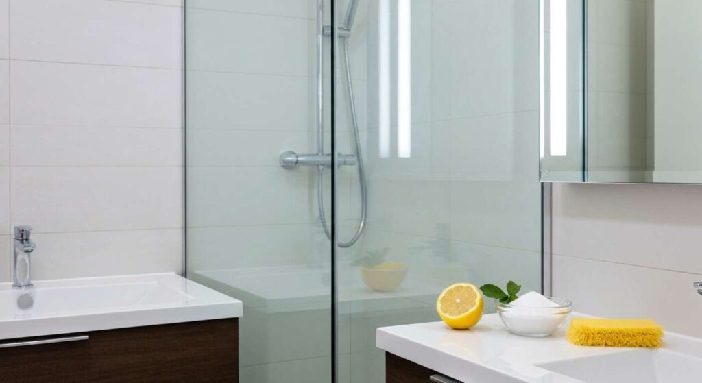 Weniger Kalk: Mit einem Hausmittel reinigt sich die Dusche wie von selbst