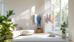 Wäsche weg aus dem Wohnzimmer: Invisible-Drying-Trend räumt auf