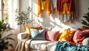 Wohndeko: 8 Wege, wie du alten T-Shirts ein zweites Leben schenkst