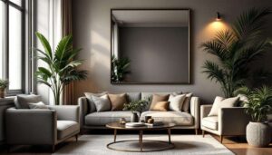 Wo platziert man einen Spiegel im Wohnzimmer? Die 7 besten Ideen der Innenarchitekten